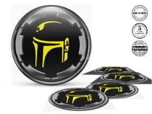 Wheel Sticker Logo Epoxy Dome Edition